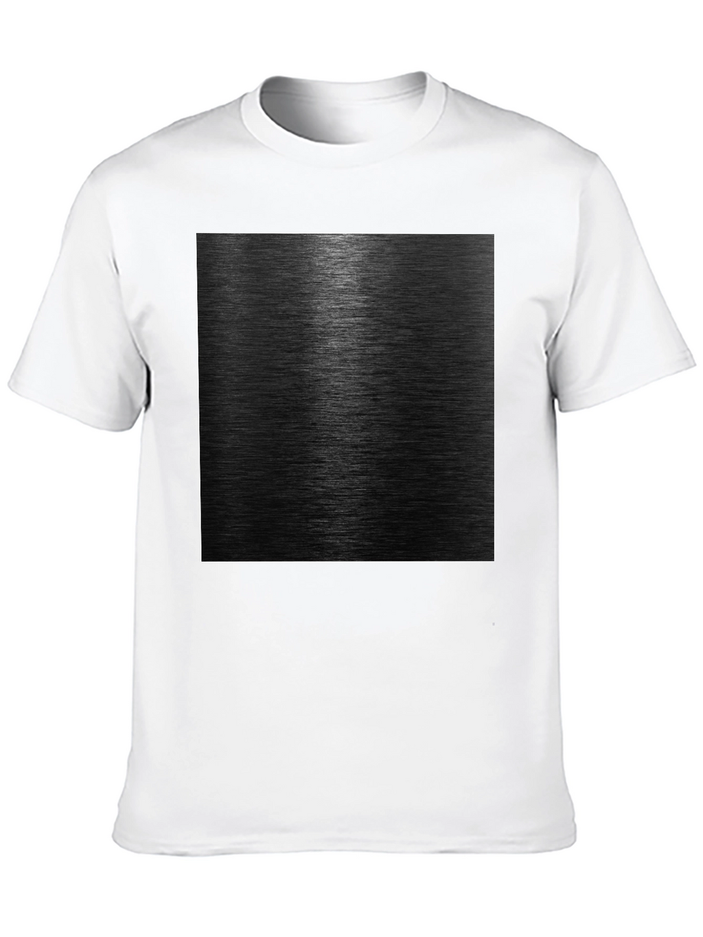 Sleek Black Metal Texture Graphic Tee