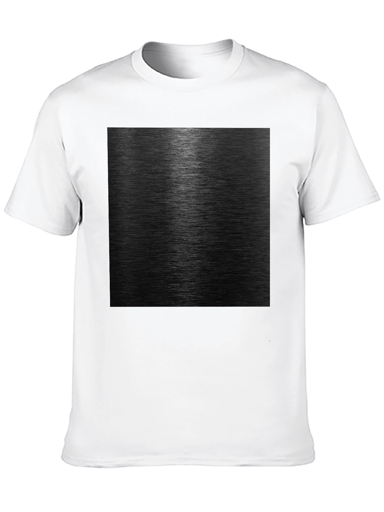 Sleek Black Metal Texture Graphic Tee