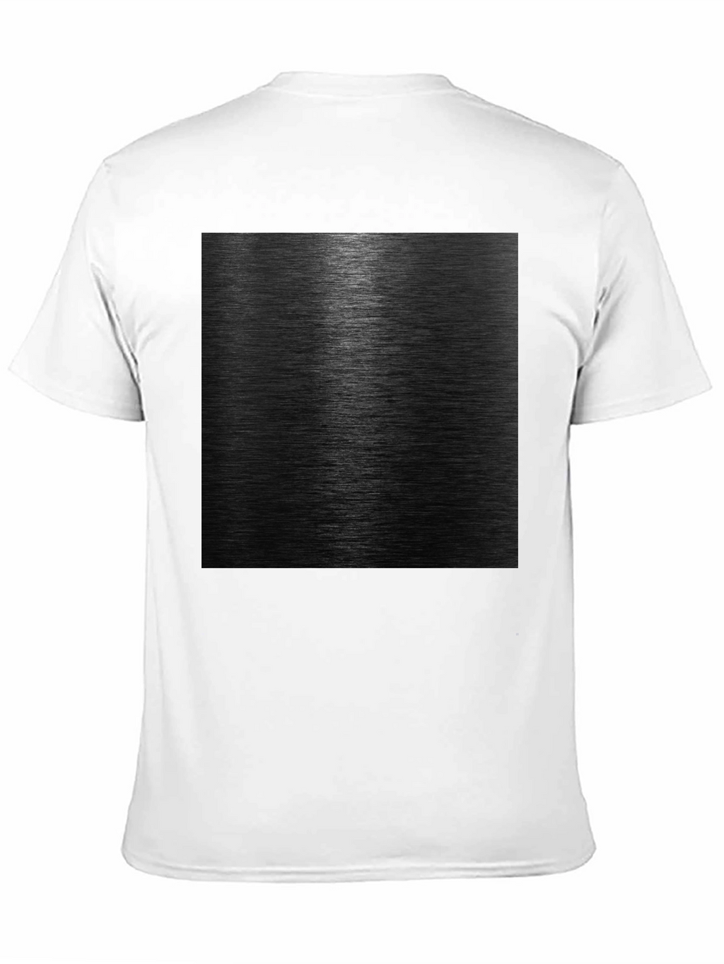 Sleek Black Metal Texture Graphic Tee