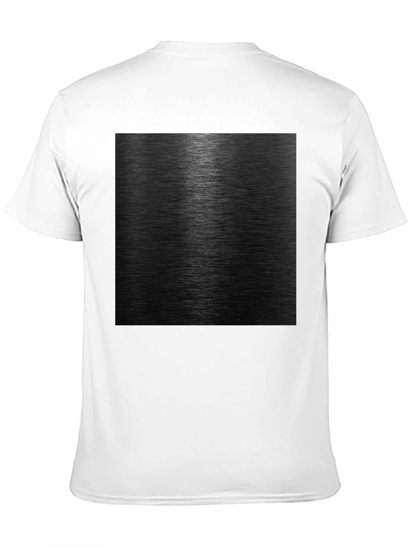 Sleek Black Metal Texture Graphic Tee