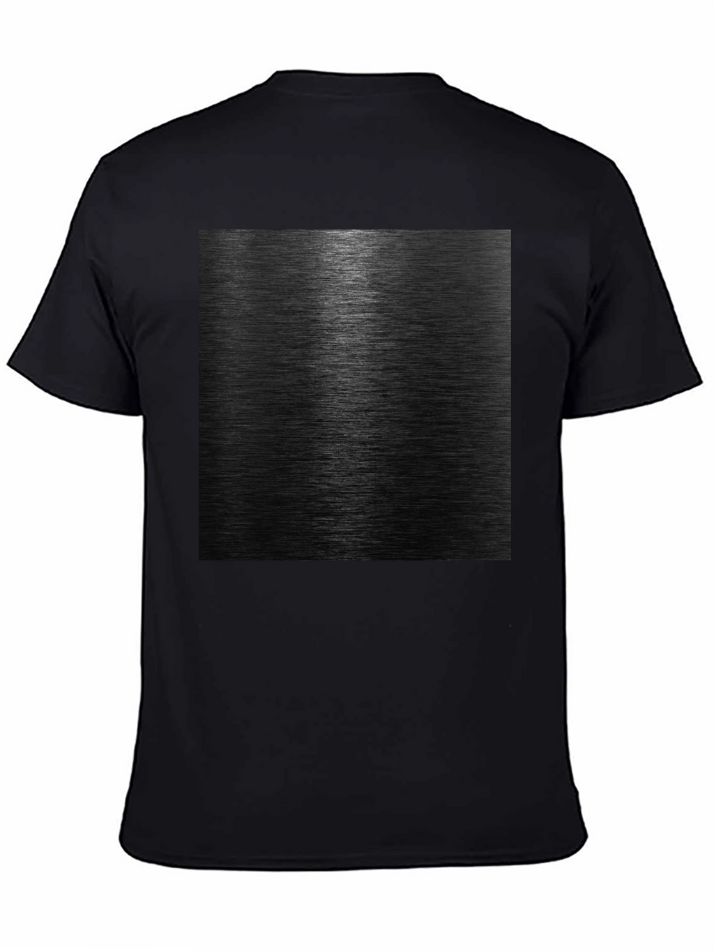 Sleek Black Metal Texture Graphic Tee