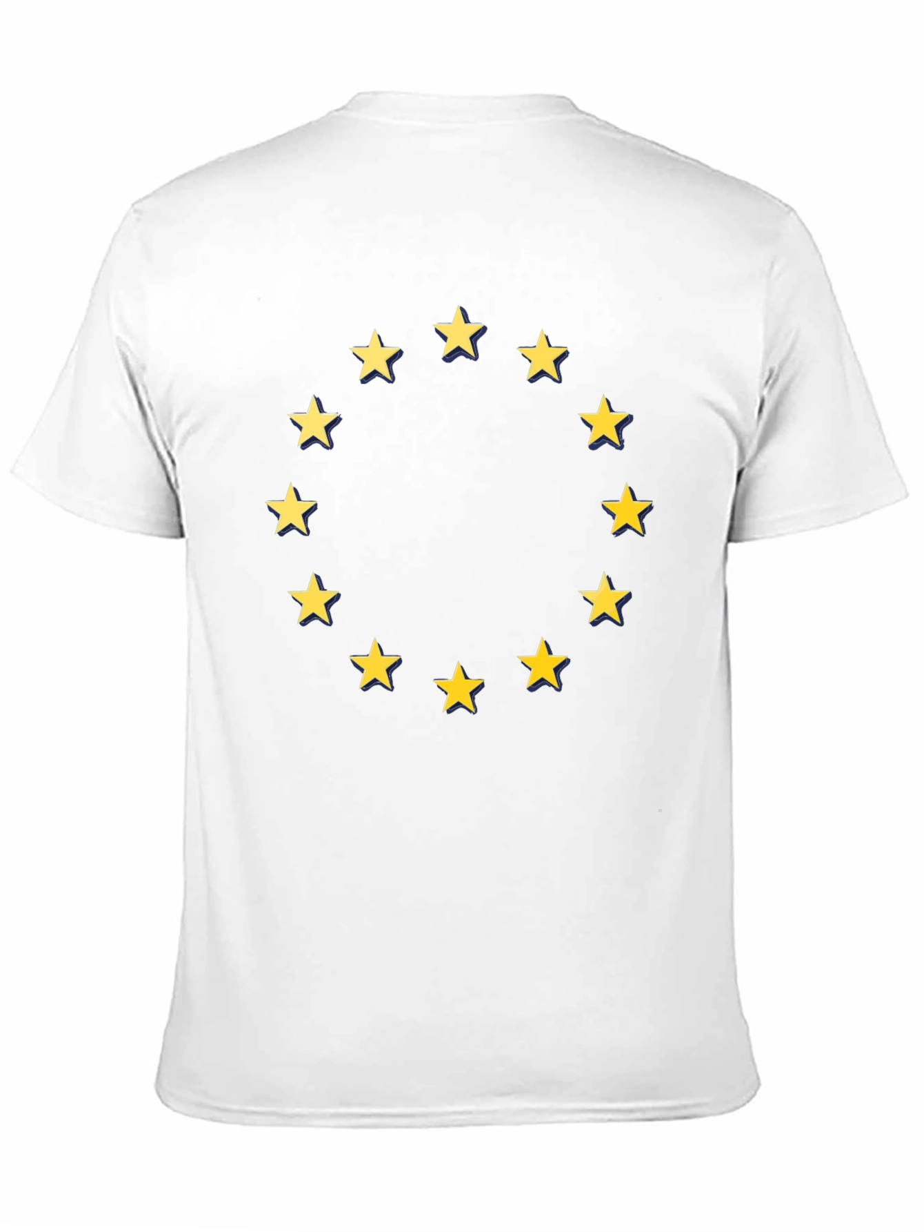 EU Stars Graphic T-Shirt - Black