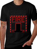 Fire-Rescue Volunteer Fire Extinguisher T-Shirt