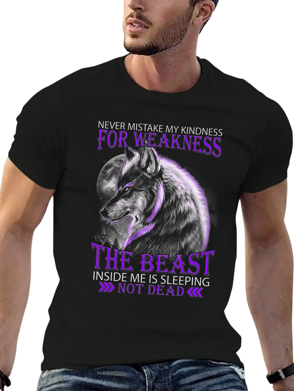 Wolf Beast T-Shirt - Kindness is Not Weakness