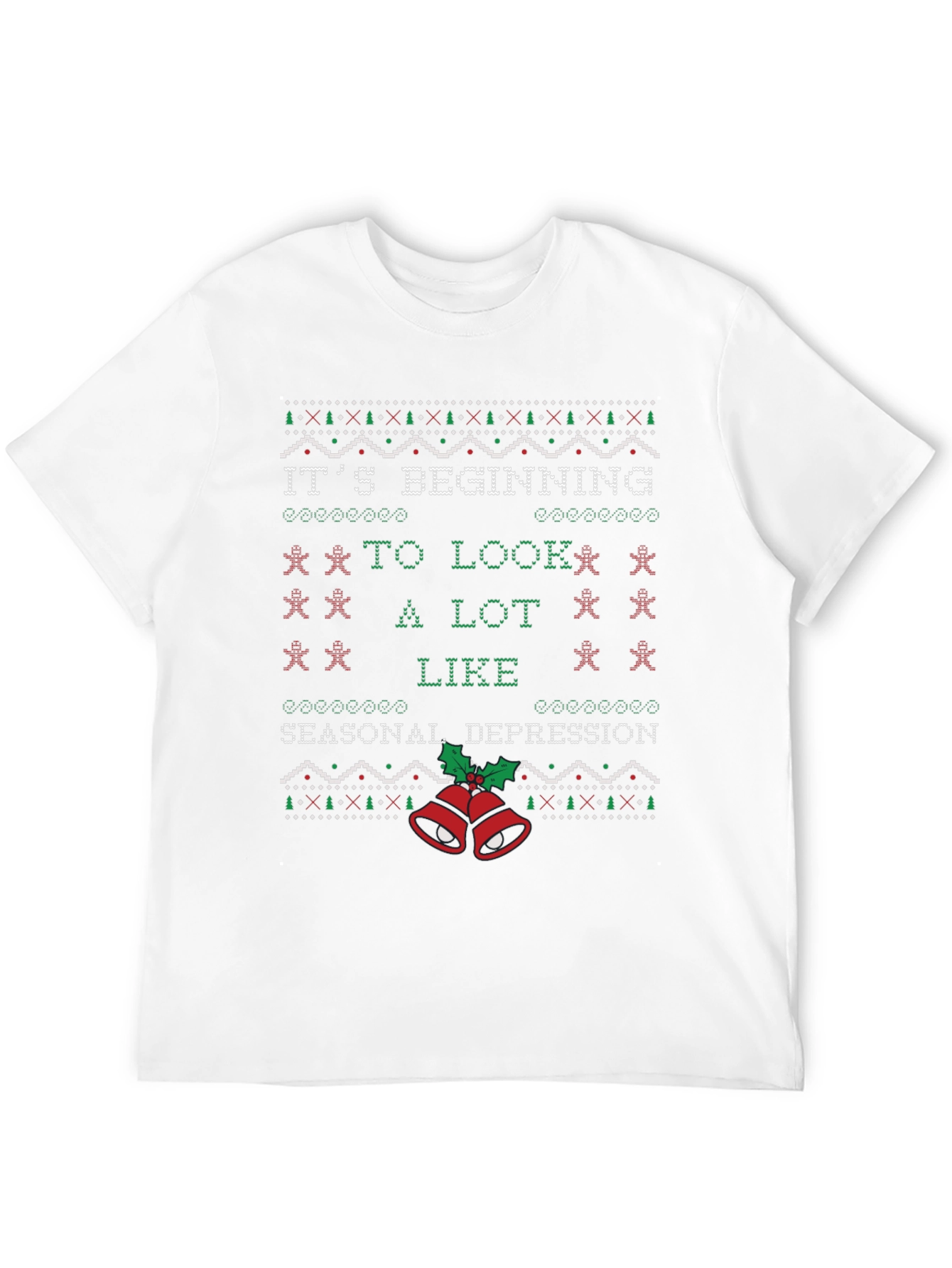 Seasonal Depression Ugly Christmas Sweater T-Shirt
