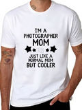 Photographer Mom Graphic T-Shirt - Cool Mom Style