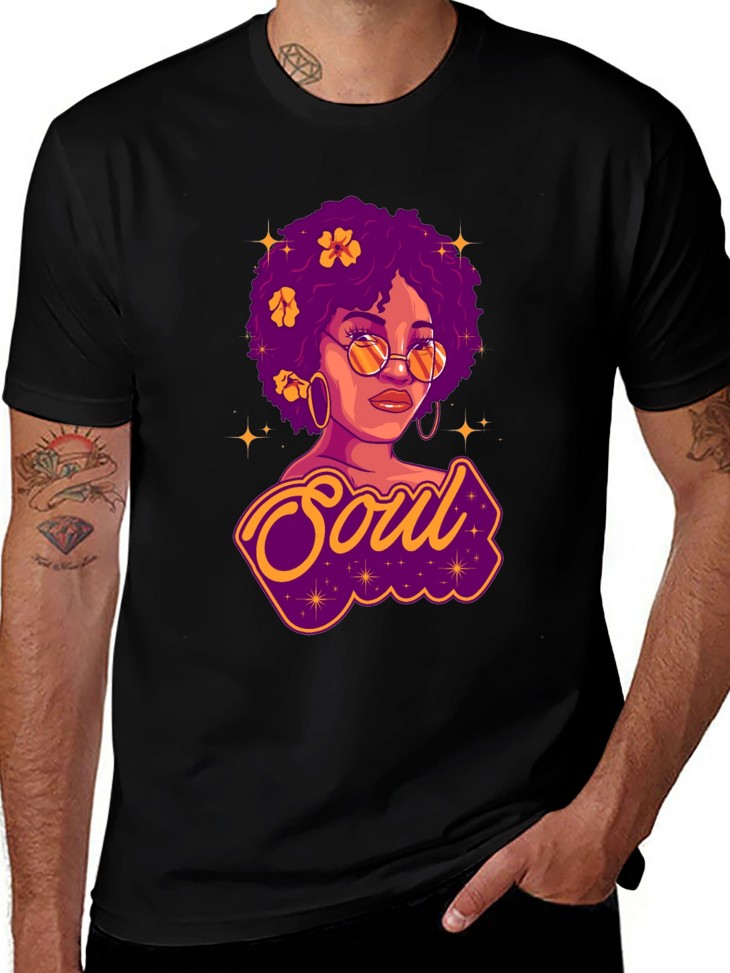 Soul Woman Graphic Print T-Shirt