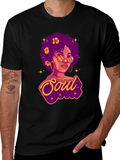 Soul Woman Graphic Print T-Shirt