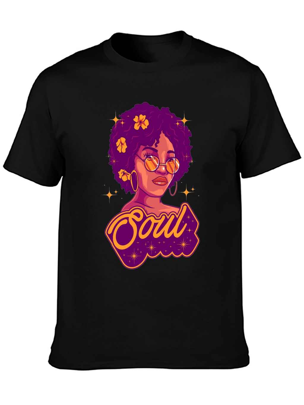 Soul Woman Graphic Print T-Shirt