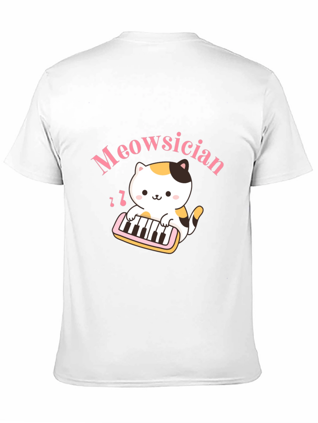 Meowsician Cat T-Shirt - Musical Kitten Tee