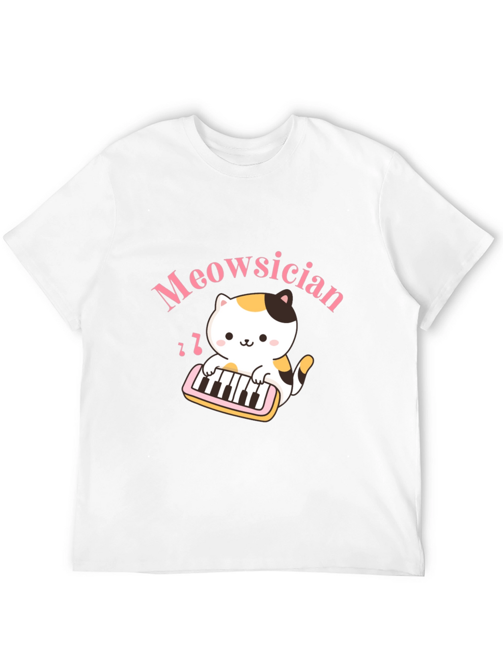 Meowsician Cat T-Shirt - Musical Kitten Tee
