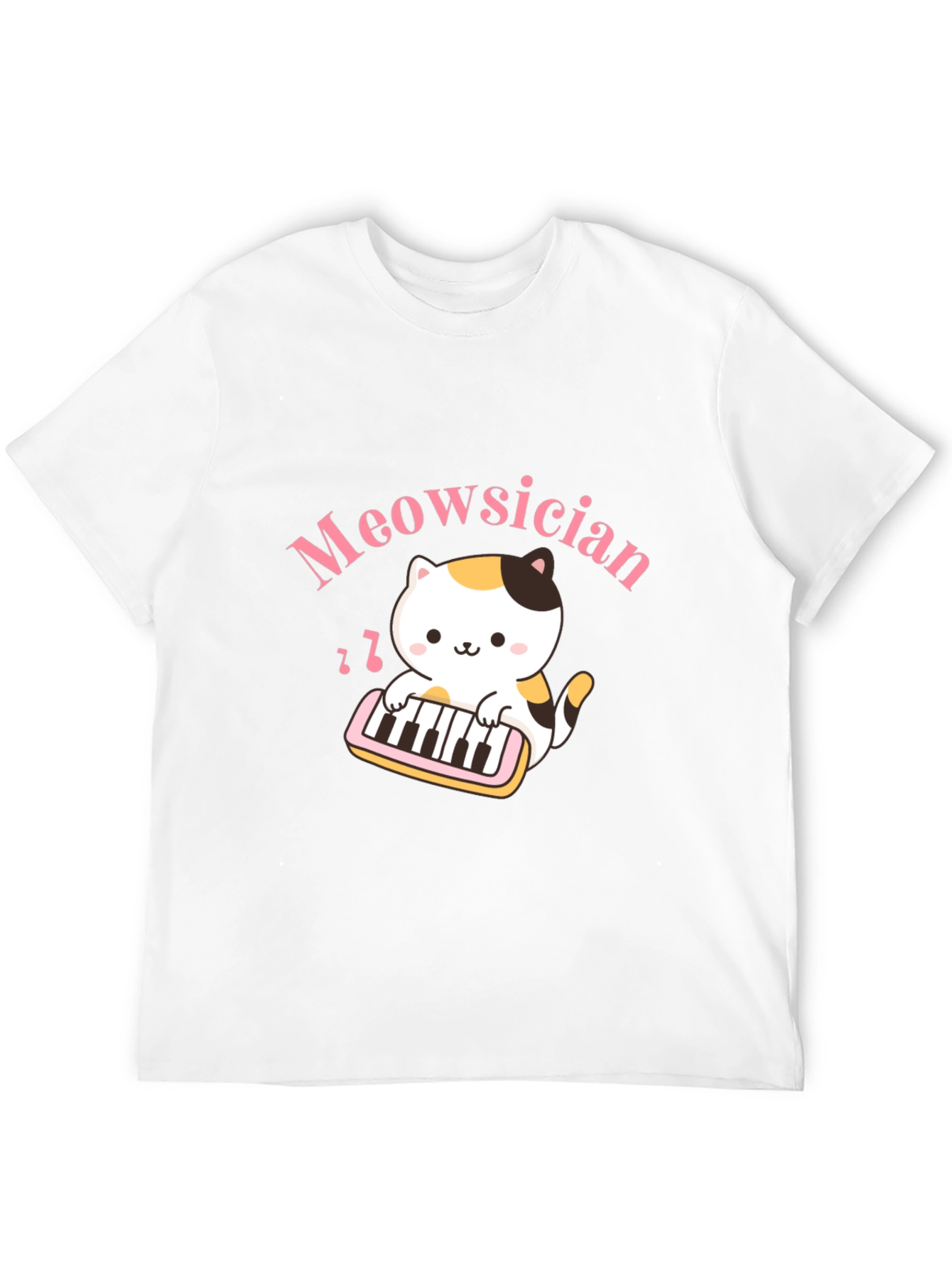 Meowsician Cat T-Shirt - Musical Kitten Tee