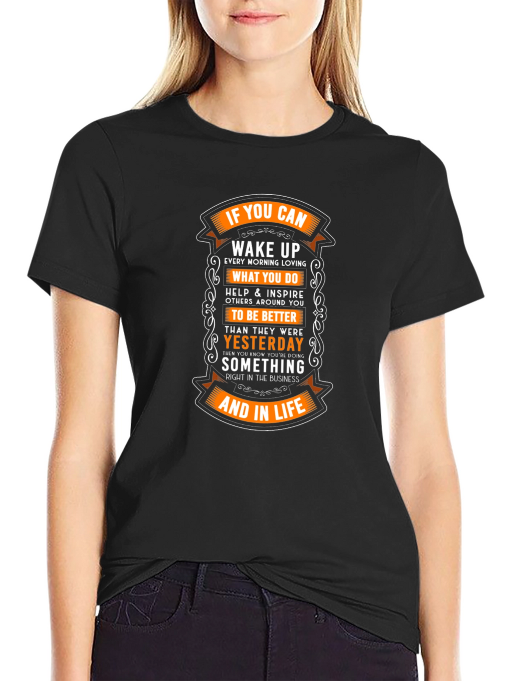 Motivational Graphic T-Shirt: If You Can Wake Up!