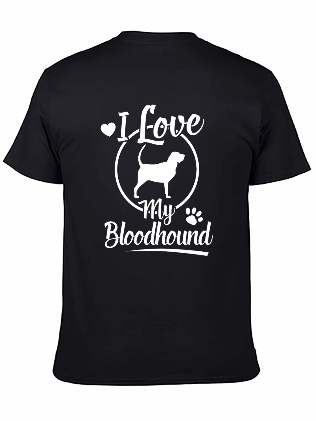 I Love My Bloodhound Graphic Tee