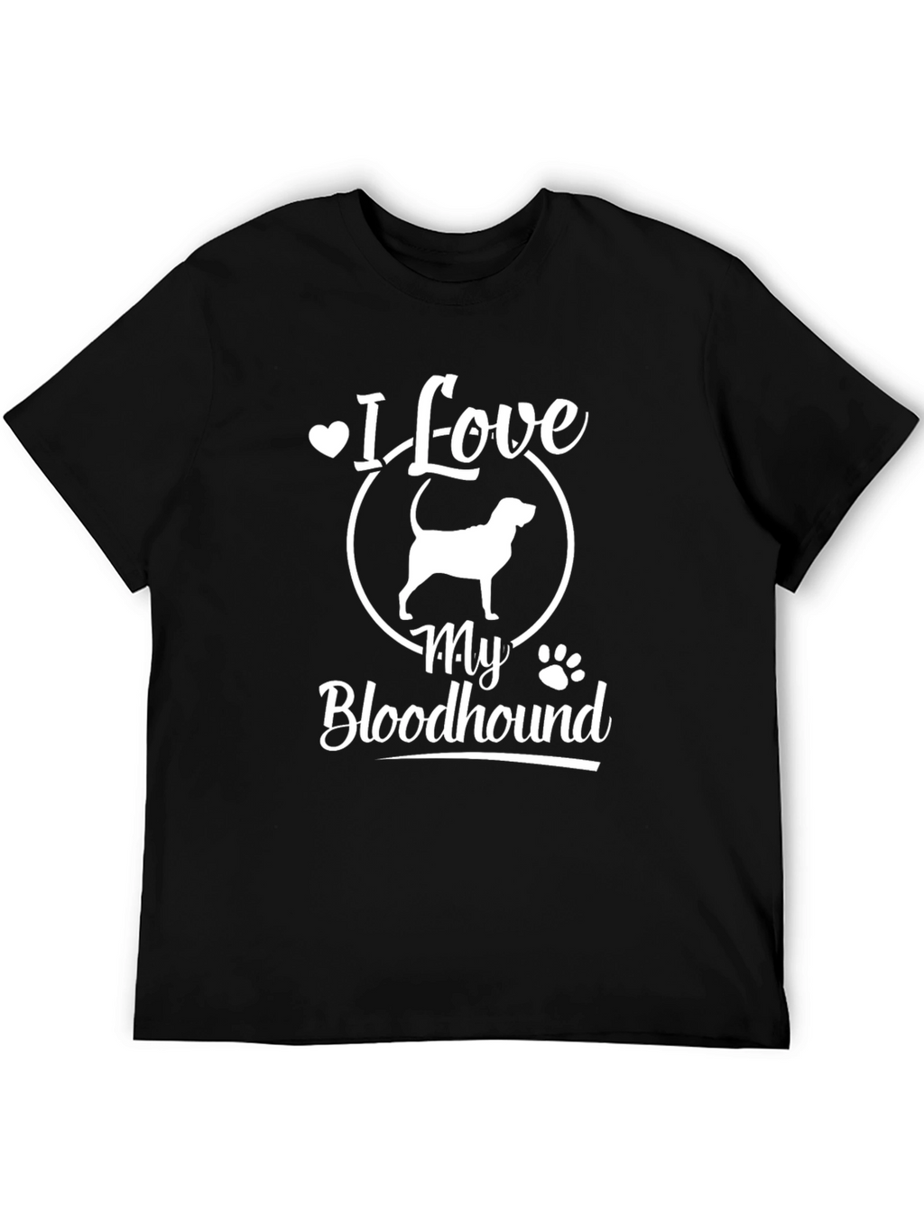 I Love My Bloodhound Graphic Tee