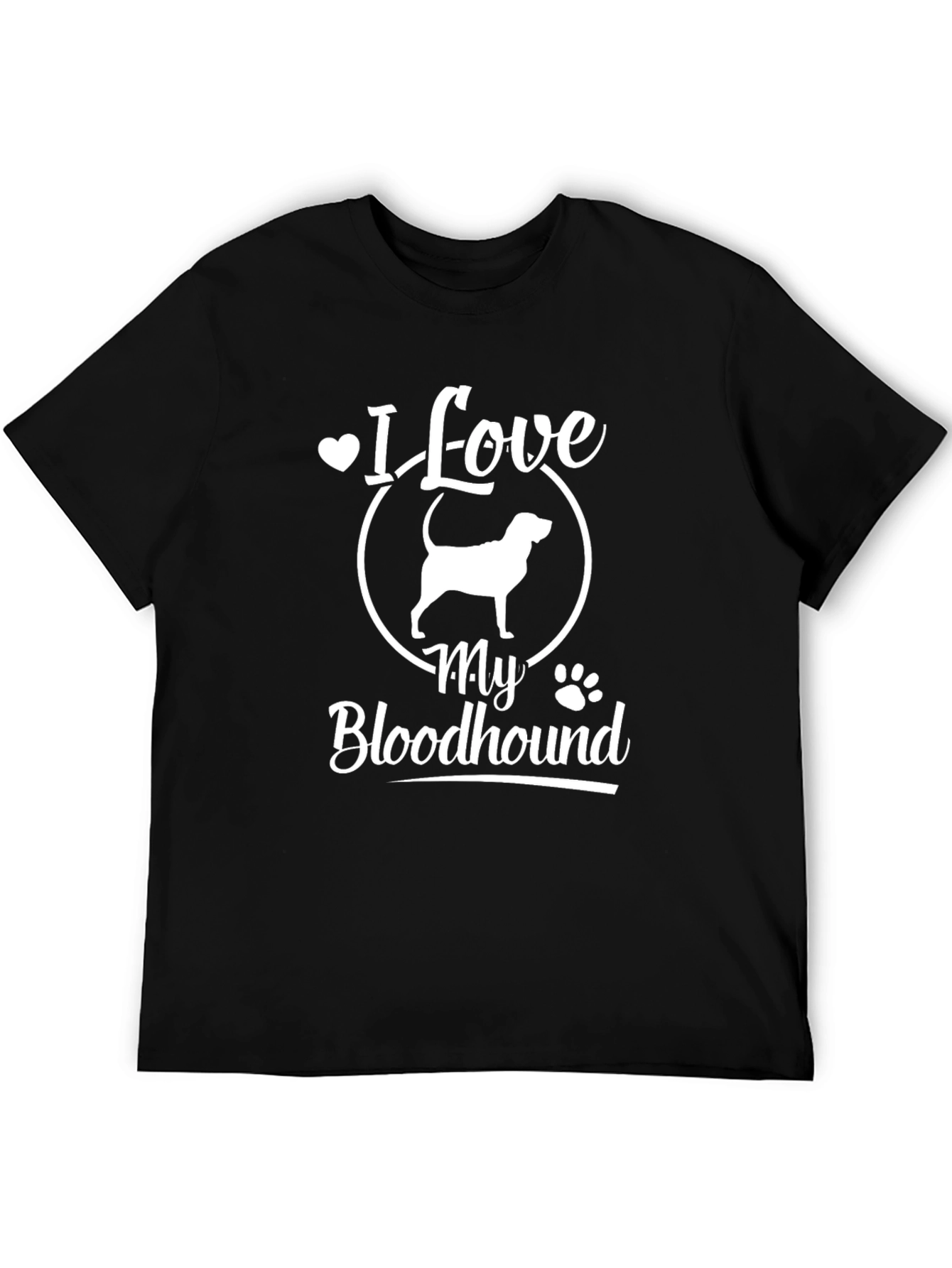 I Love My Bloodhound Graphic Tee