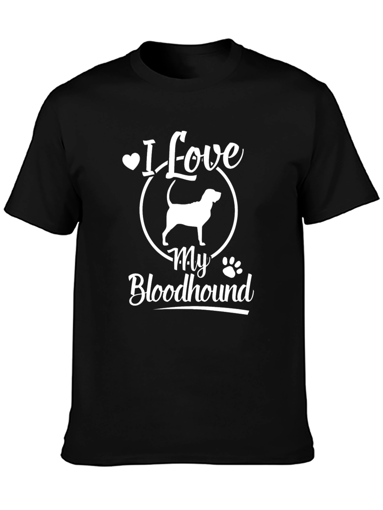 I Love My Bloodhound Graphic Tee