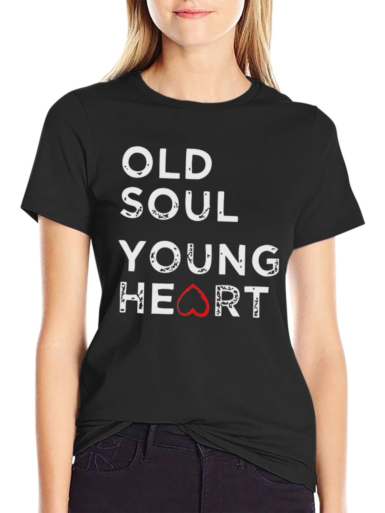 Old Soul Young Heart Graphic T-Shirt