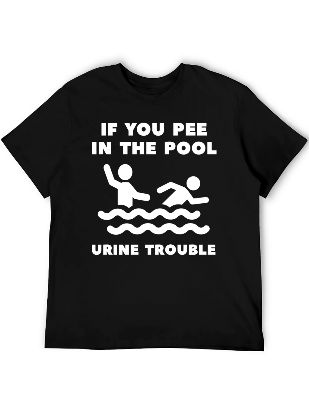 Funny Urine Trouble Pool T-Shirt