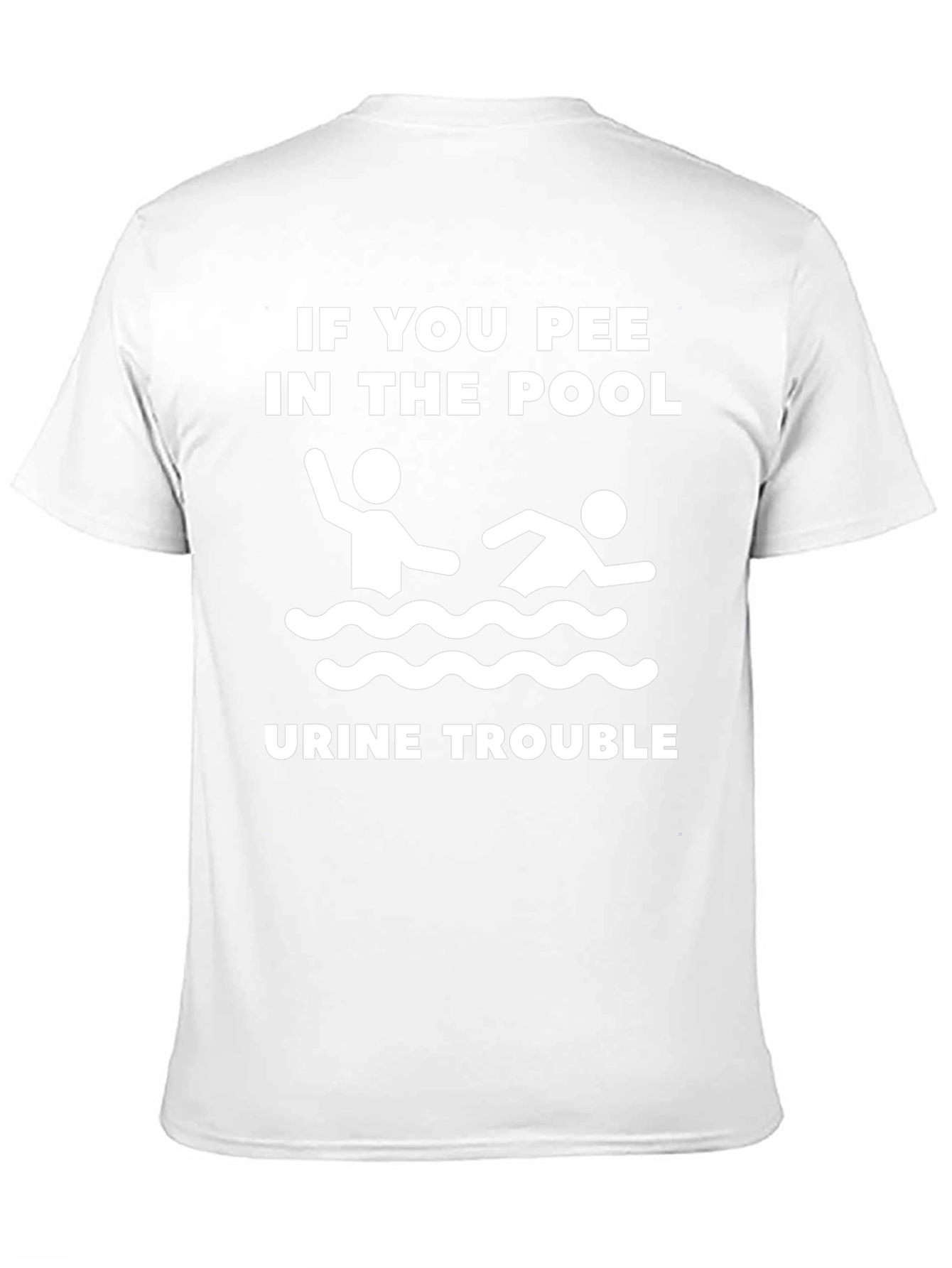 Funny Urine Trouble Pool T-Shirt