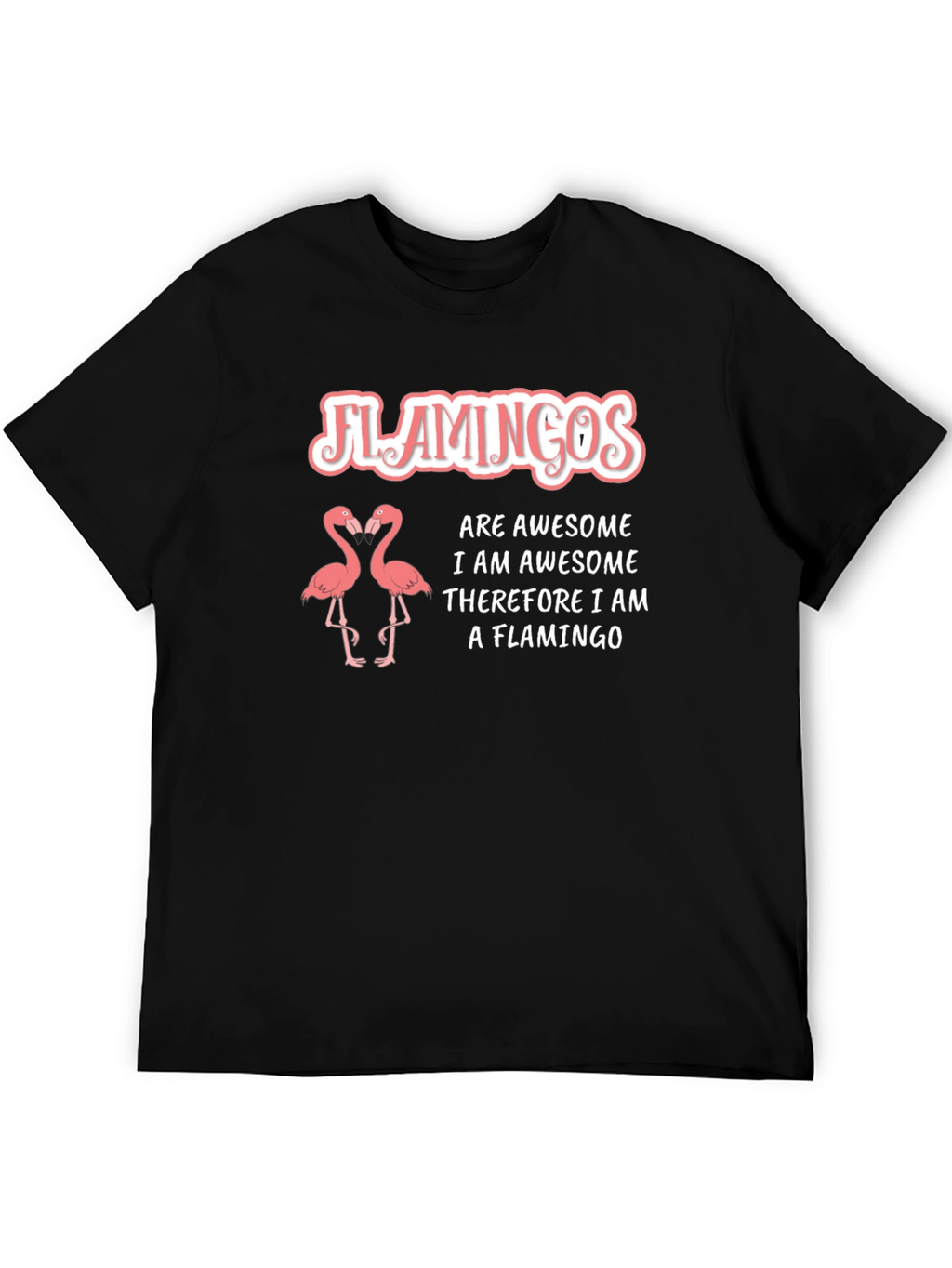 Flamingos Are Awesome T-Shirt - Funny Flamingo Tee