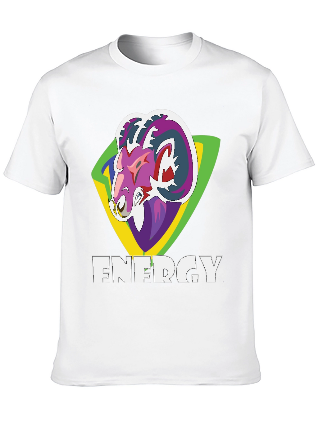 Energy Ram Graphic T-Shirt - Bold Style