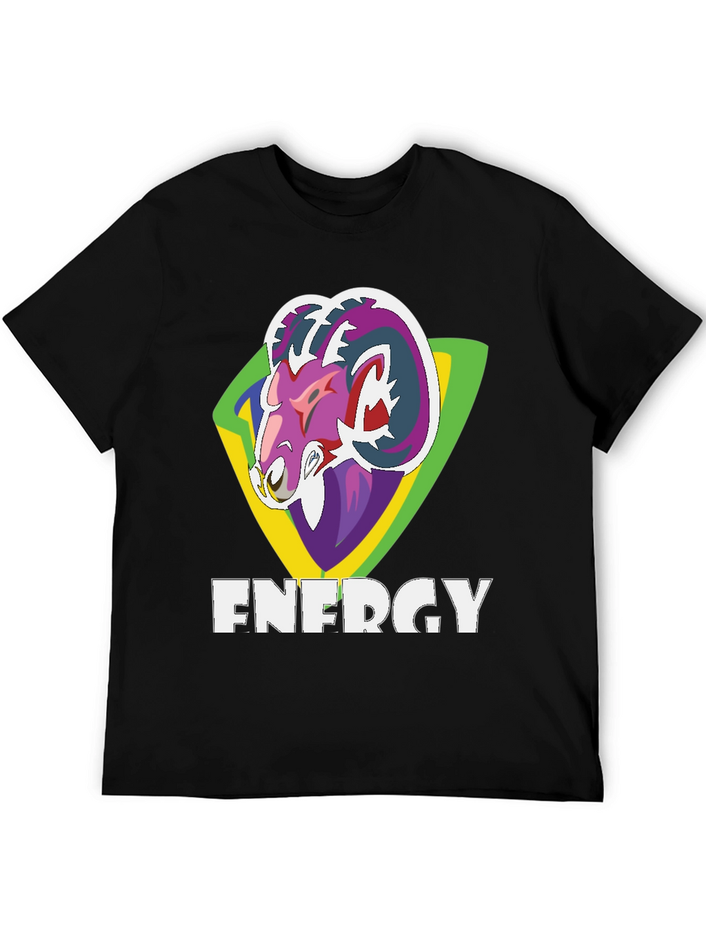 Energy Ram Graphic T-Shirt - Bold Style