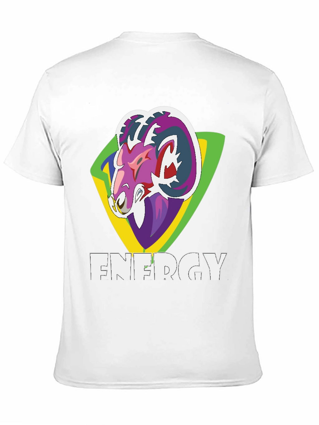 Energy Ram Graphic T-Shirt - Bold Style