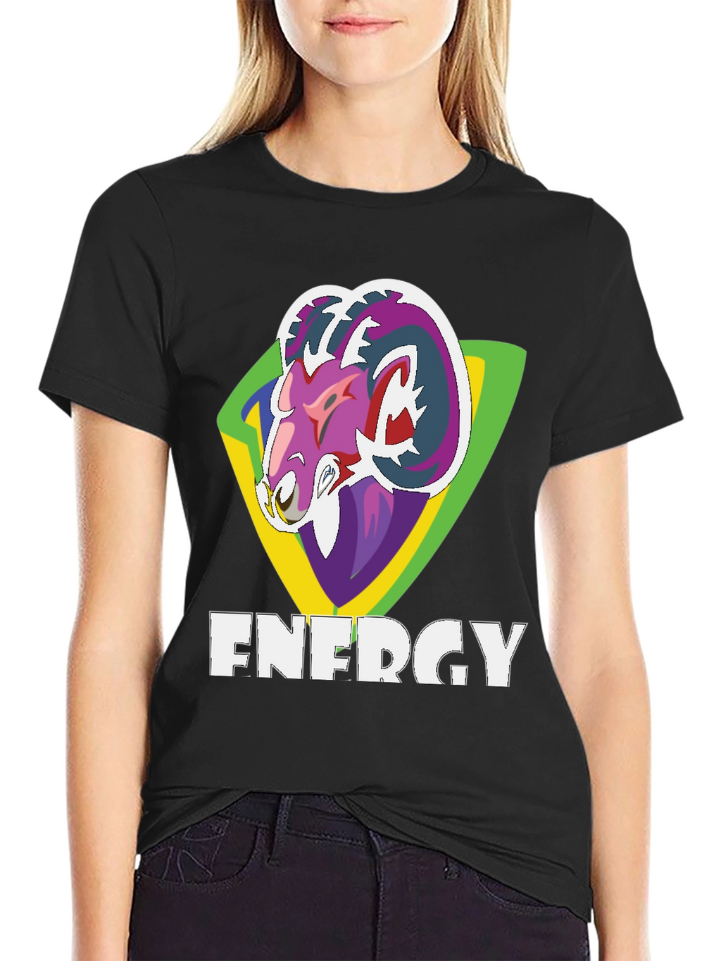 Energy Ram Graphic T-Shirt - Bold Style