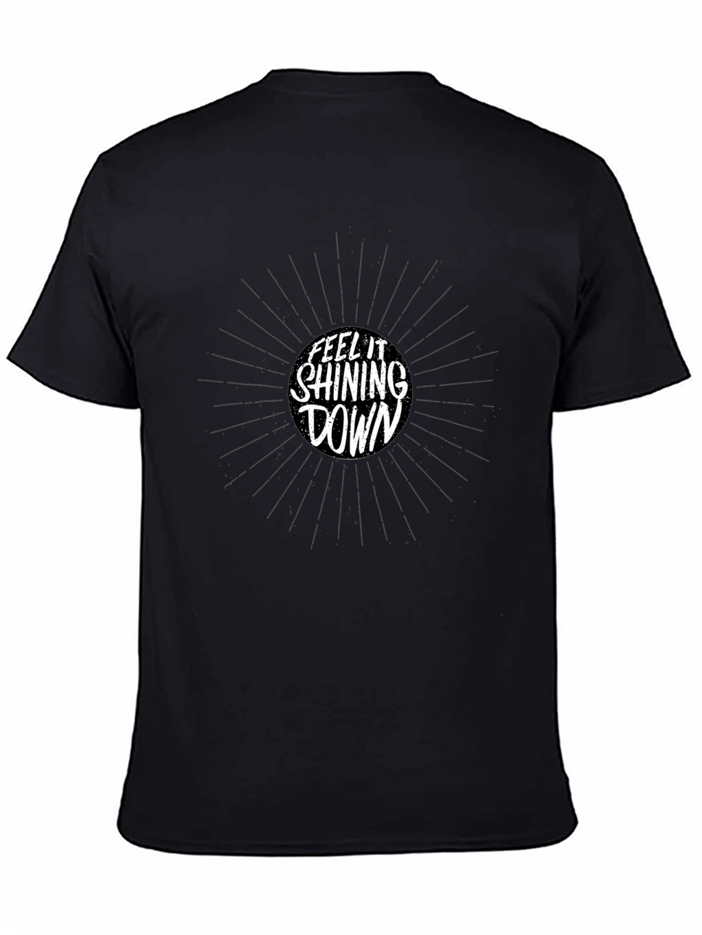 Feel It Shining Down Black T-Shirt