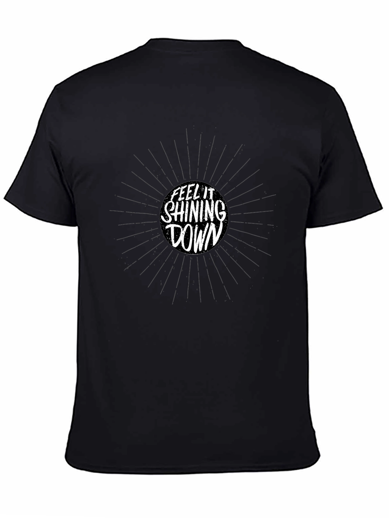 Feel It Shining Down Black T-Shirt