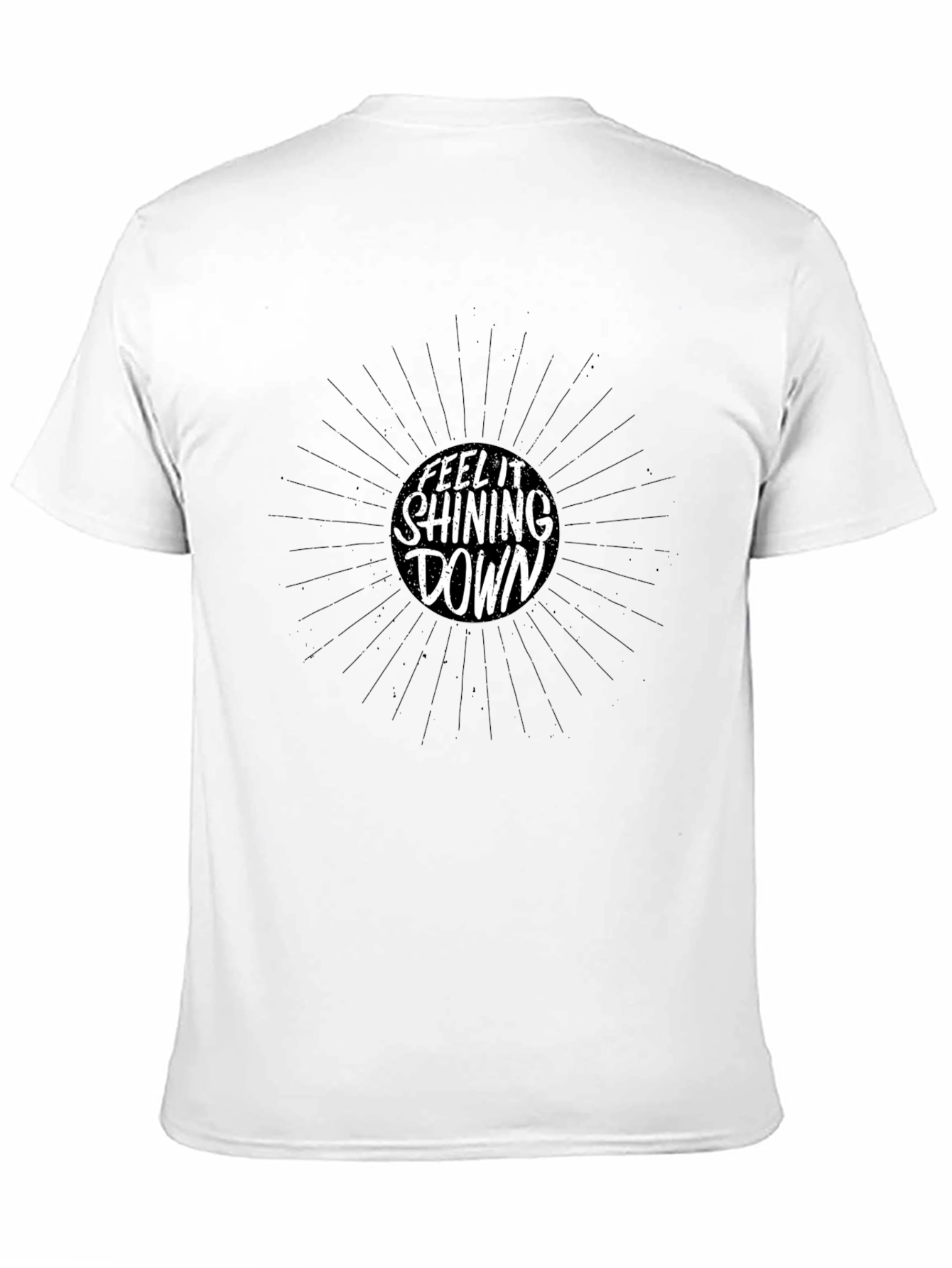 Feel It Shining Down Black T-Shirt