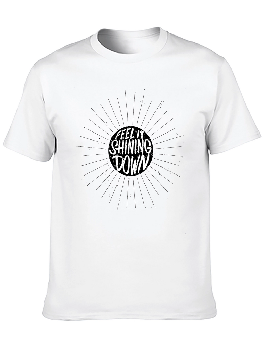 Feel It Shining Down Black T-Shirt