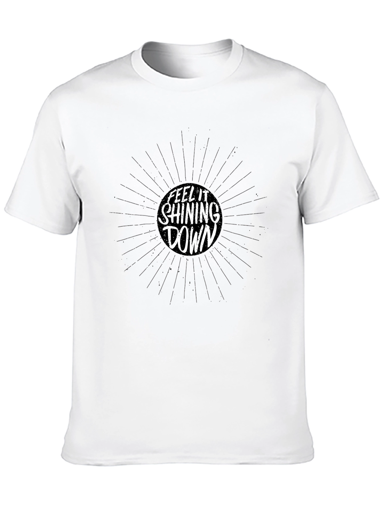 Feel It Shining Down Black T-Shirt