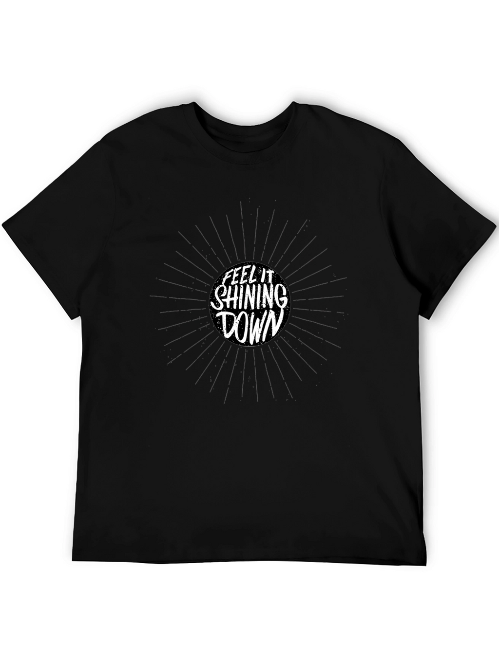 Feel It Shining Down Black T-Shirt
