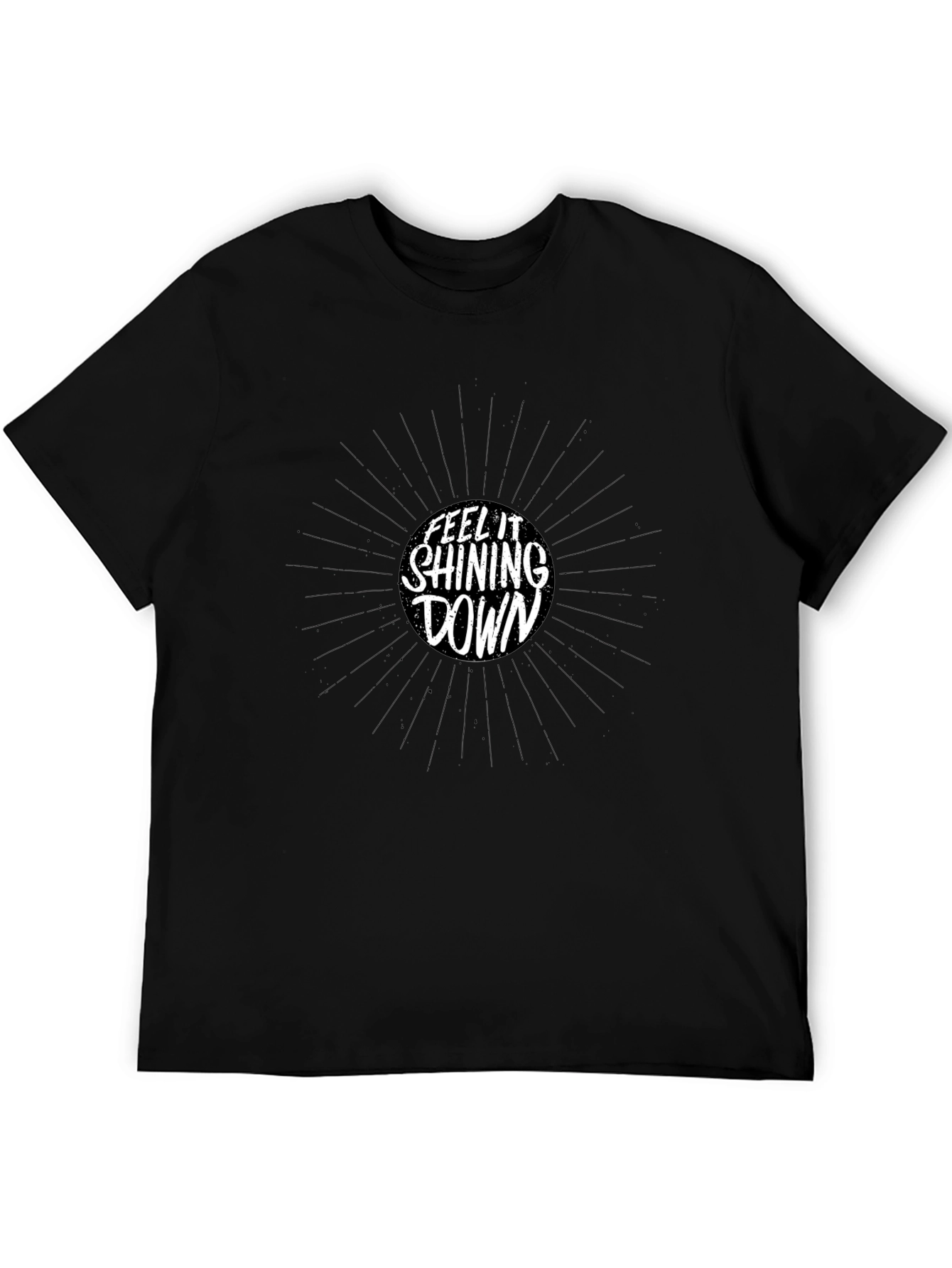 Feel It Shining Down Black T-Shirt