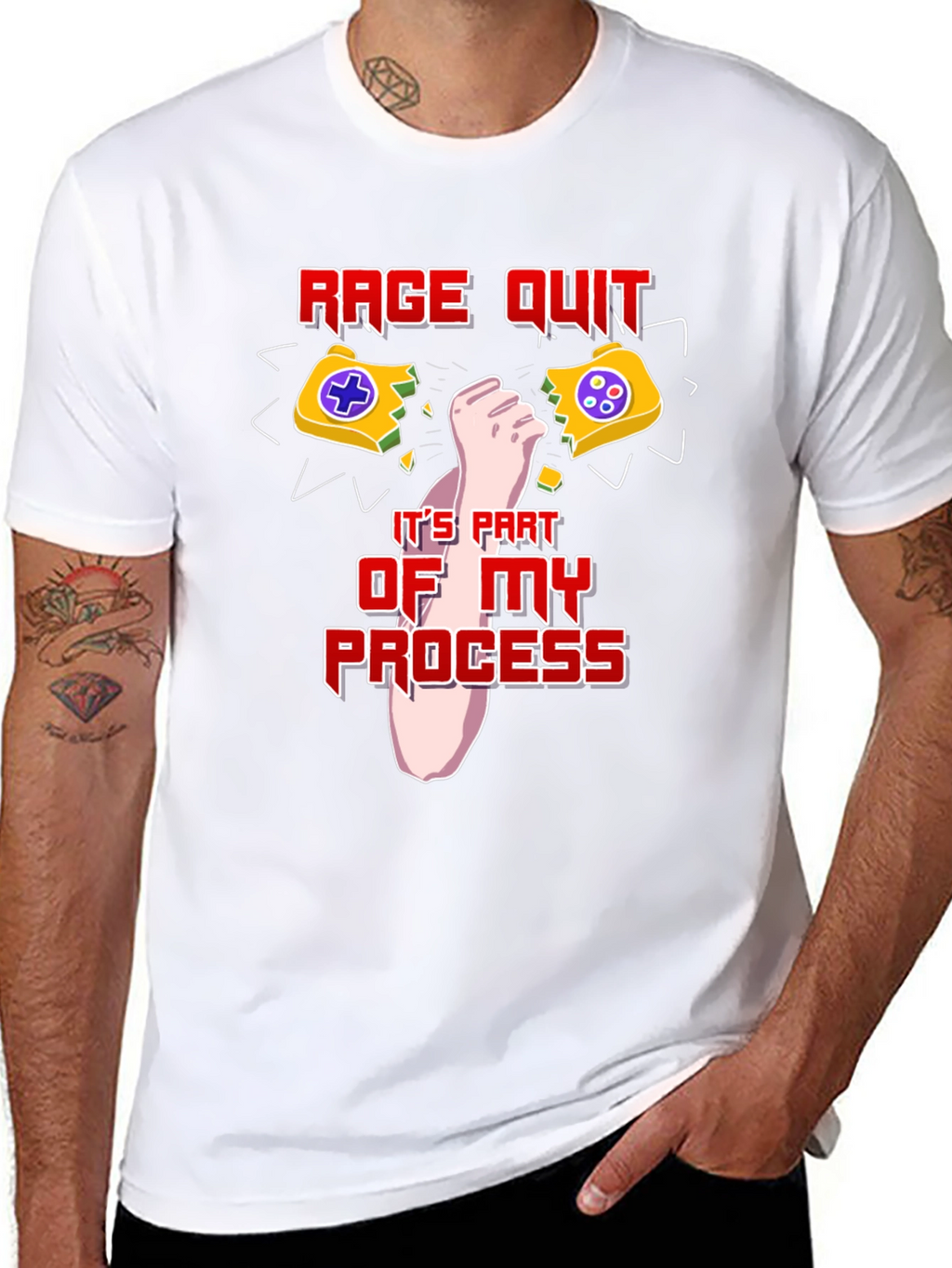 Rage Quit T-Shirt - Funny Gamer Gift