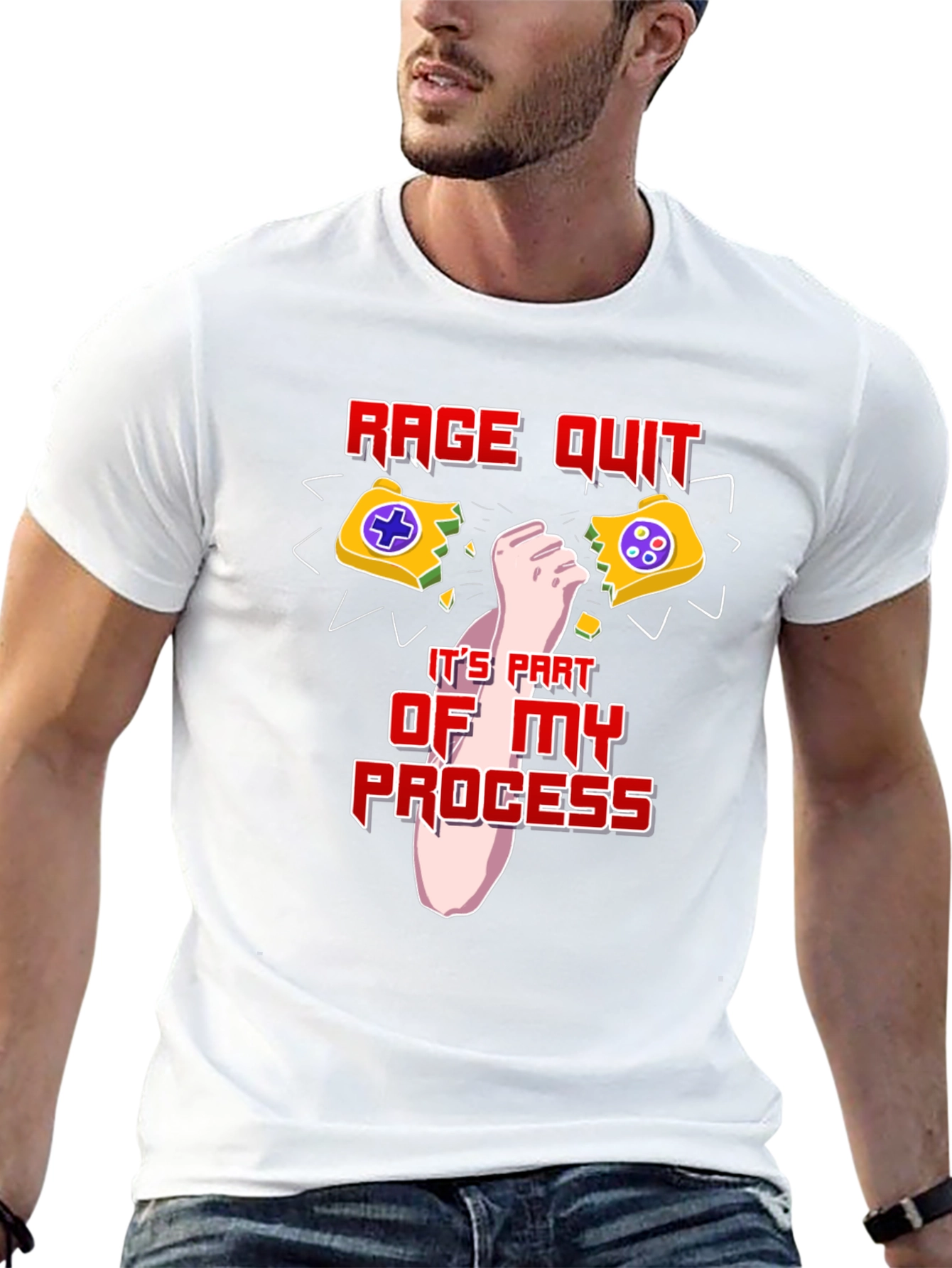 Rage Quit T-Shirt - Funny Gamer Gift