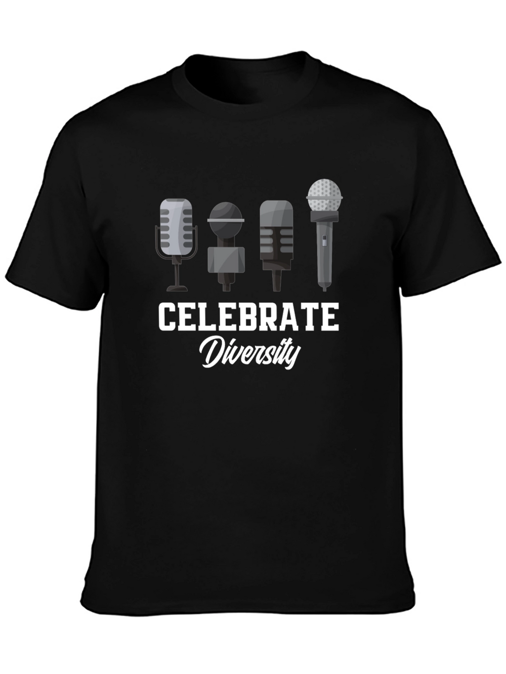 Celebrate Diversity Black T-Shirt