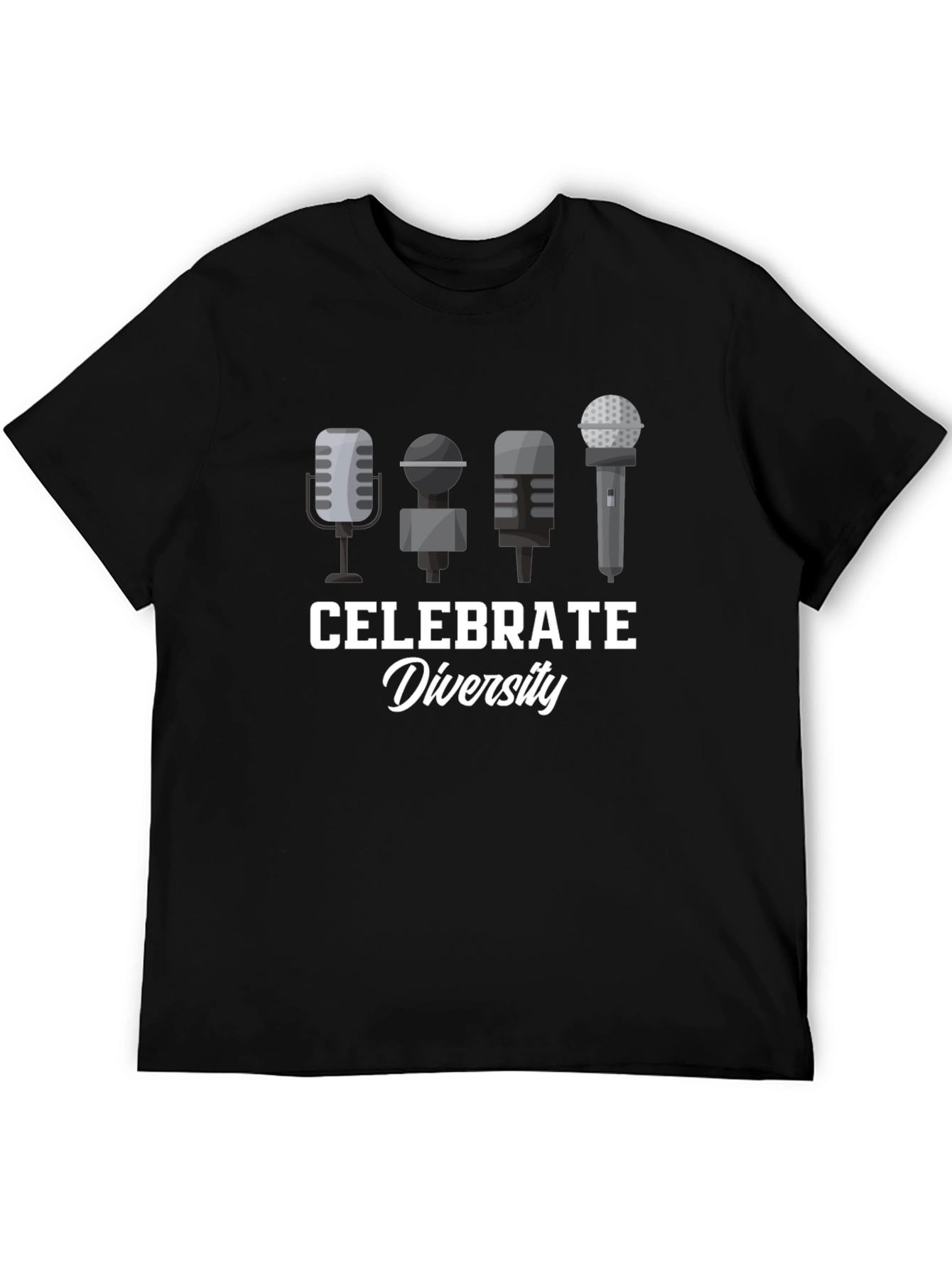 Celebrate Diversity Black T-Shirt