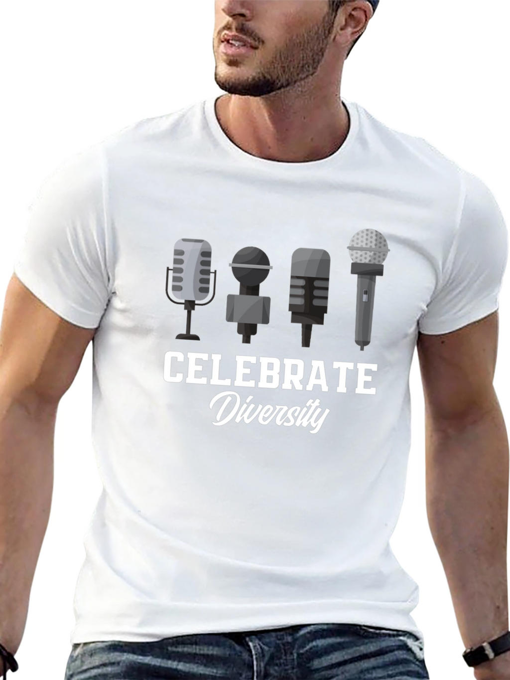 Celebrate Diversity Black T-Shirt