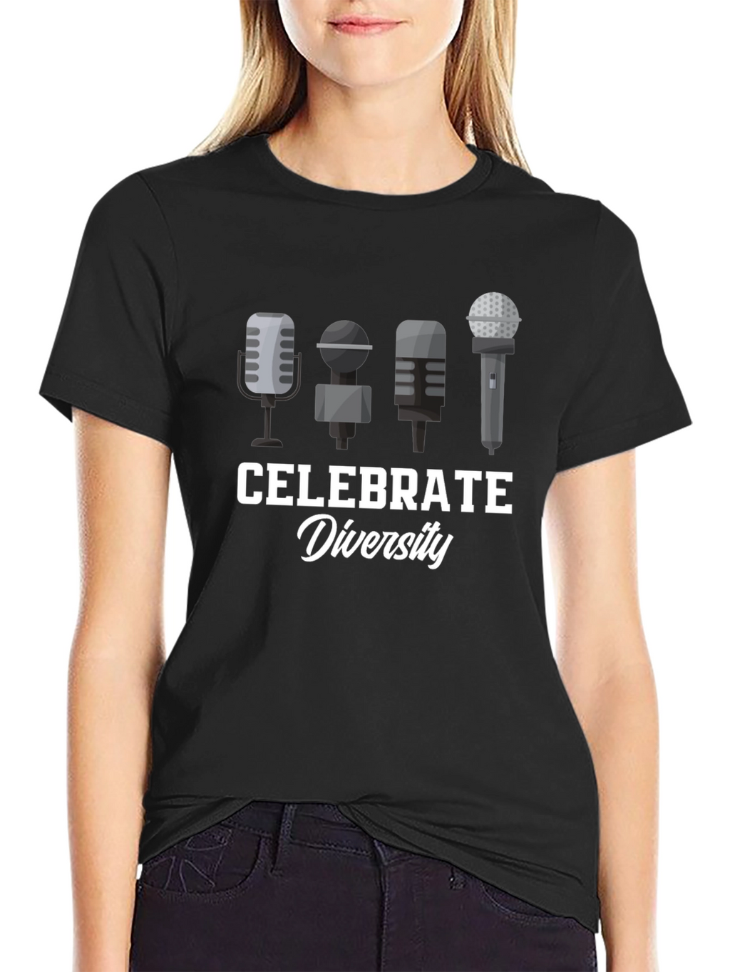 Celebrate Diversity Black T-Shirt