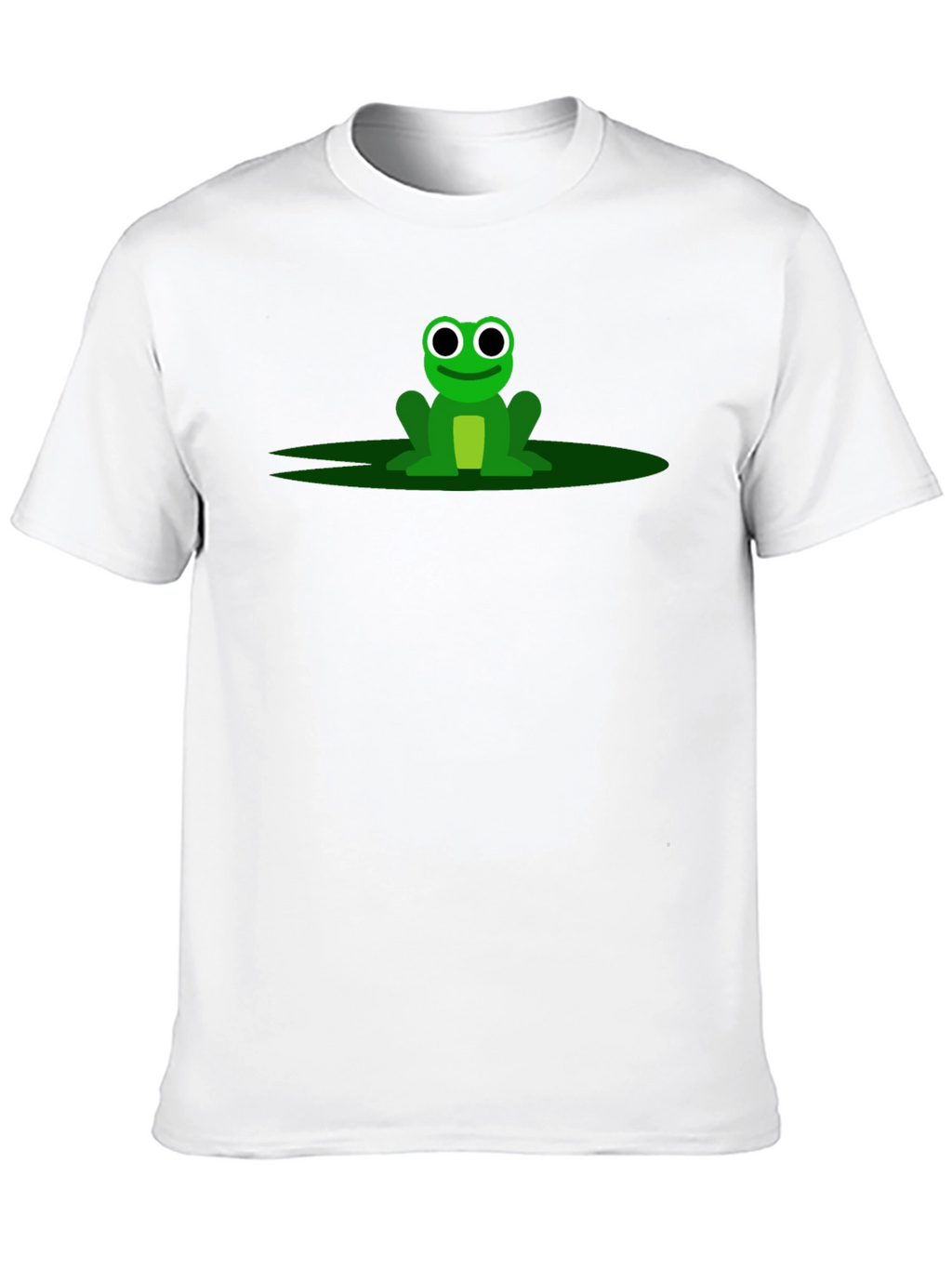 Frog Graphic Tee - Black Cotton T-Shirt