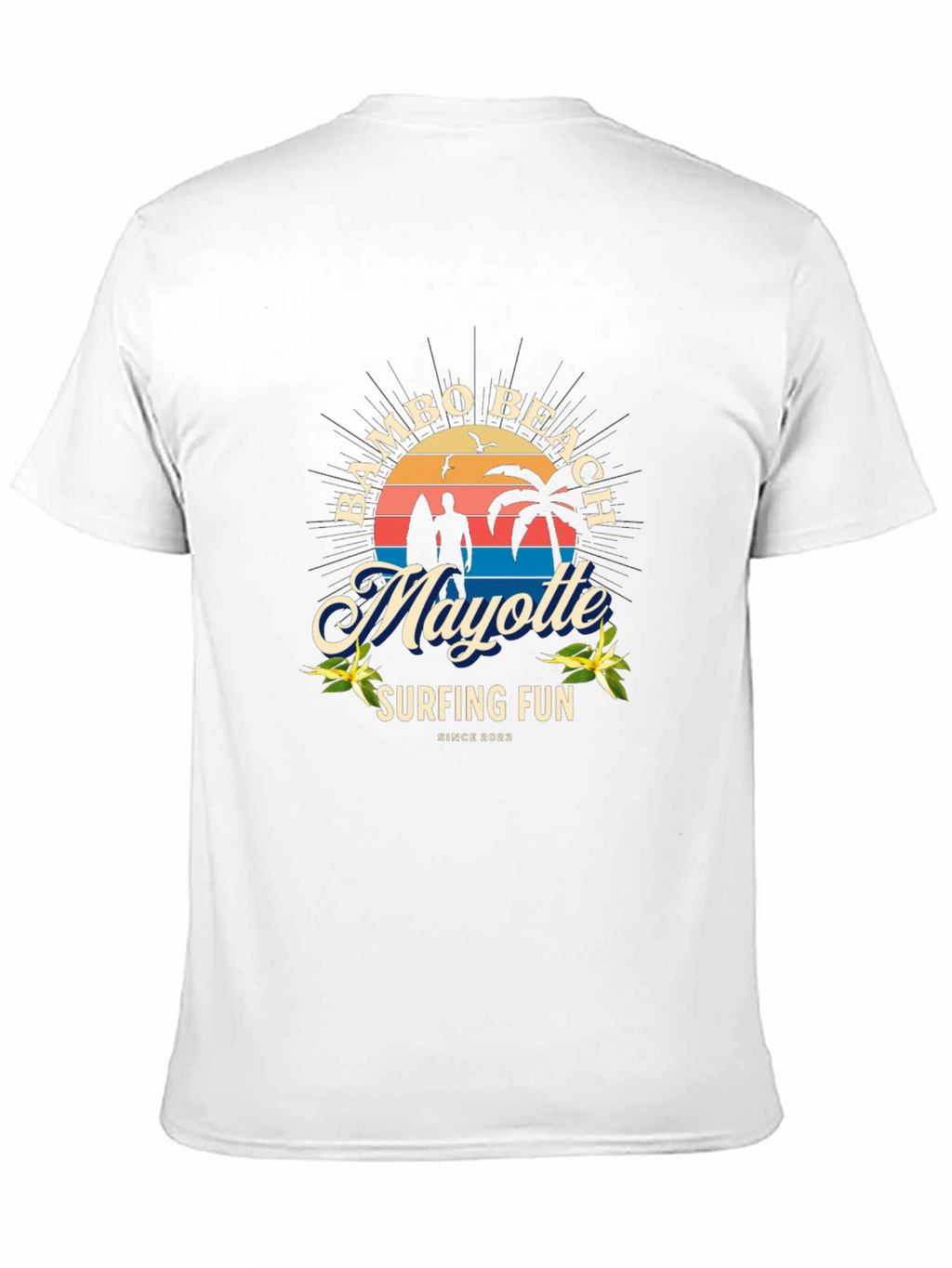 Bambo Beach Mayotte Surfing T-Shirt