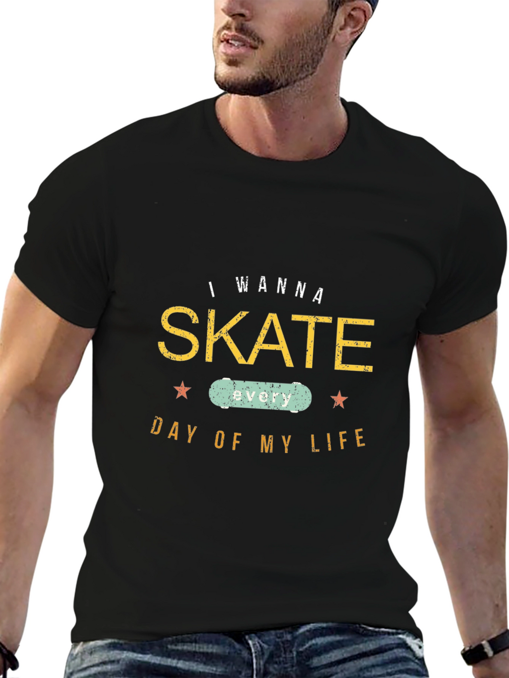 Skate Every Day Graphic T-Shirt