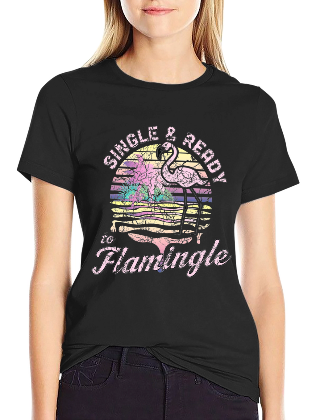 Single & Ready to Flamingle T-Shirt