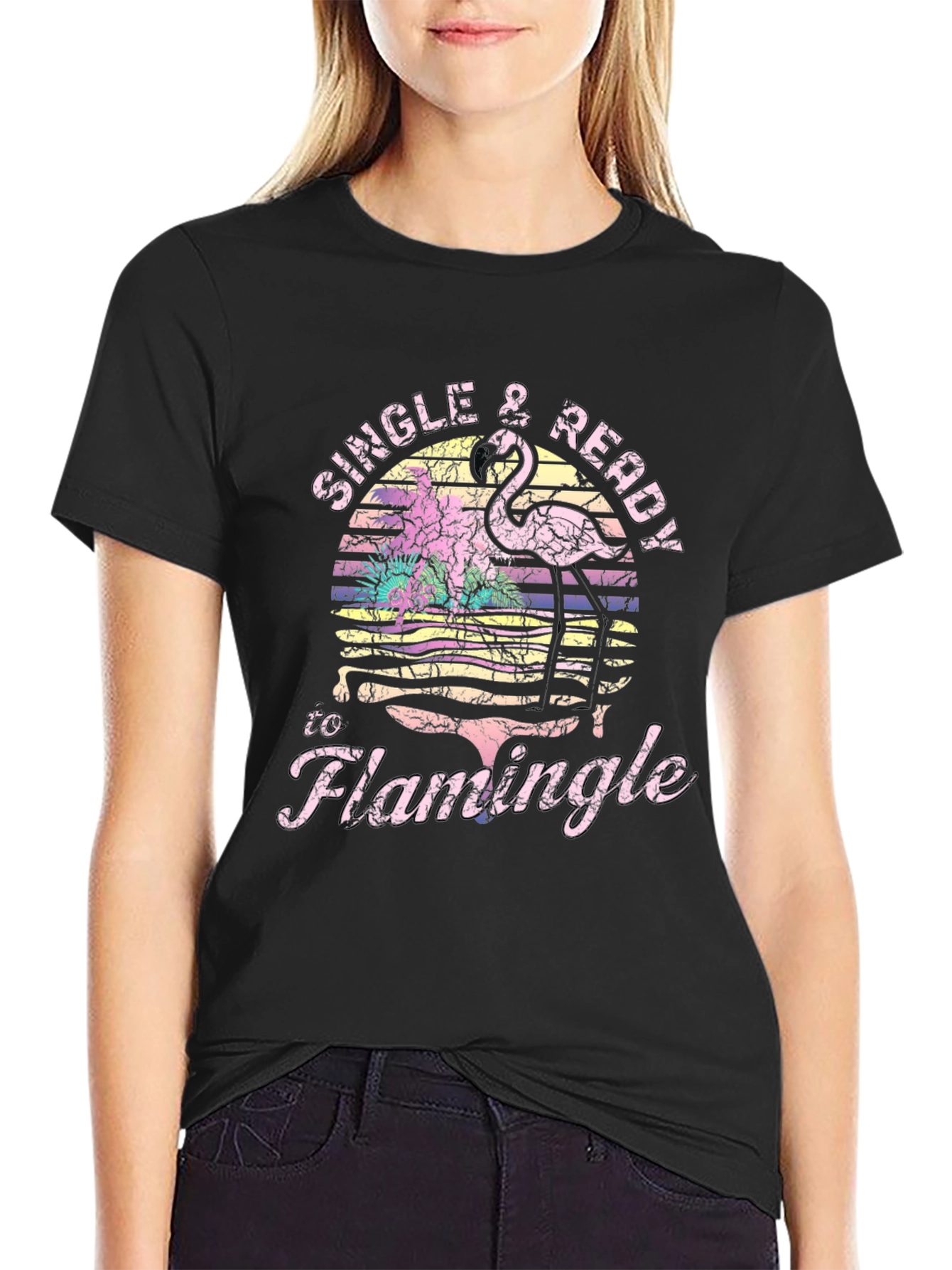 Single & Ready to Flamingle T-Shirt