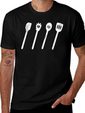 Chefs Utensil T-Shirt - Culinary Humor