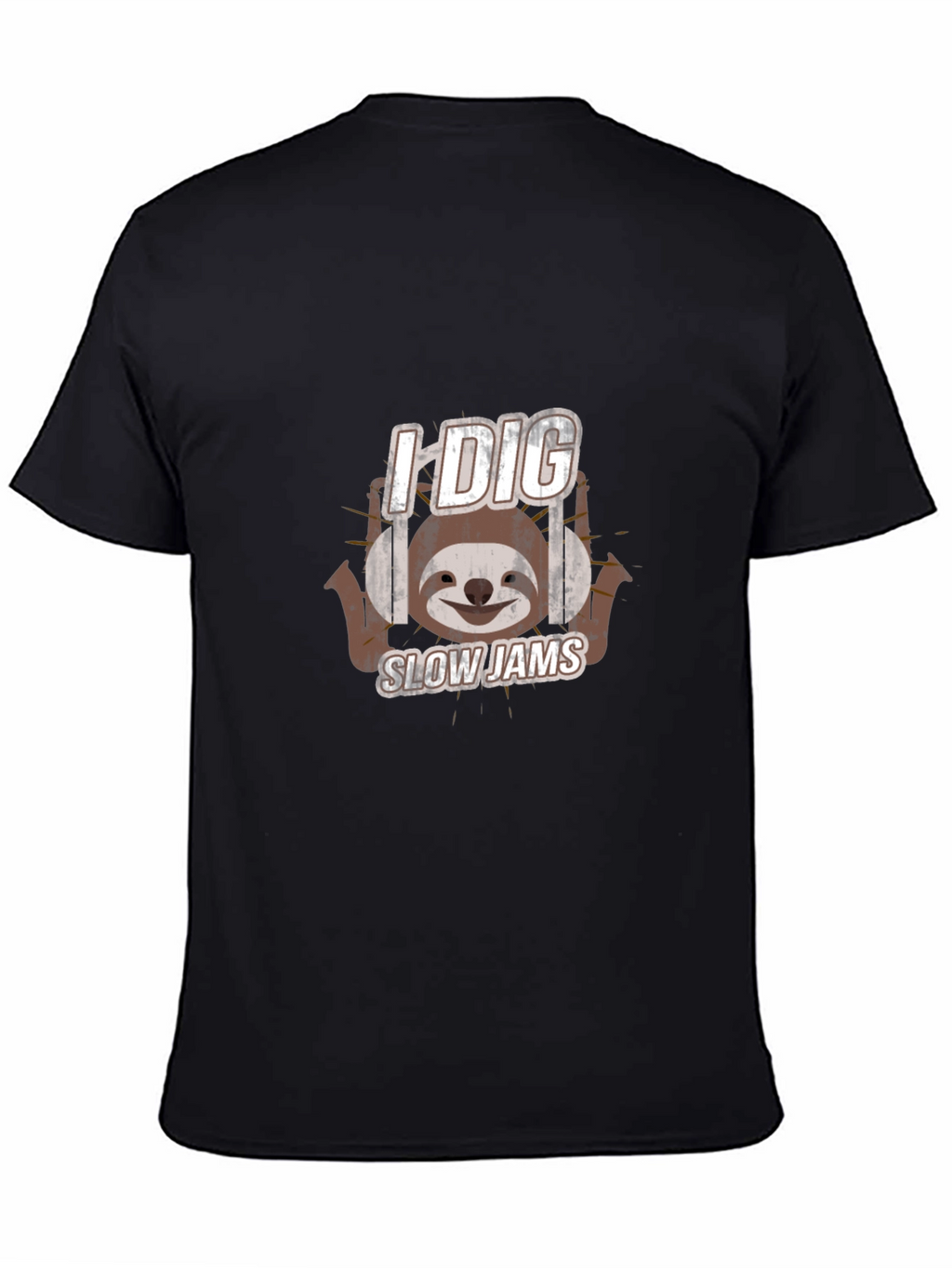 I Dig Slow Jams Sloth Graphic Tee