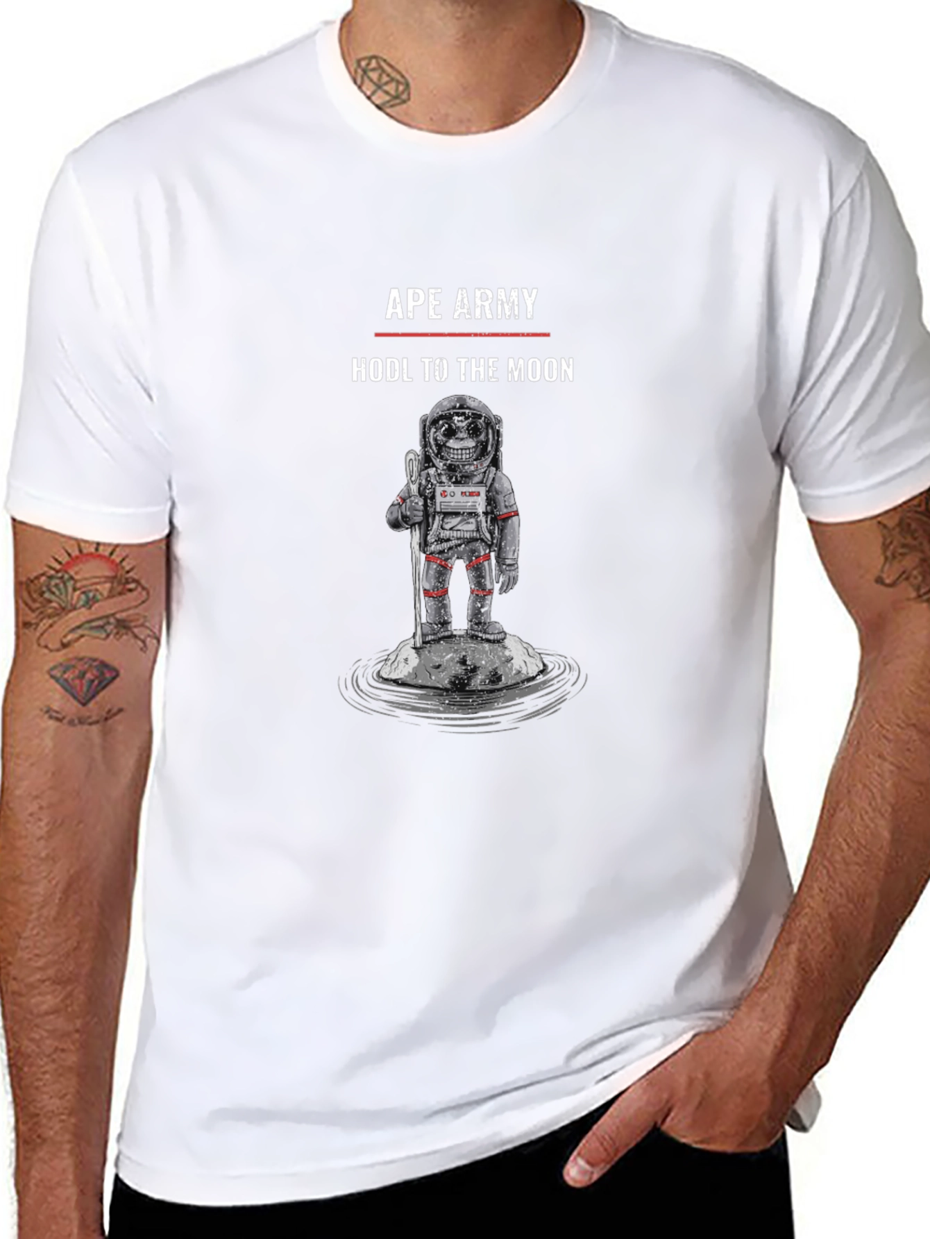 Ape Army HODL To The Moon T-Shirt